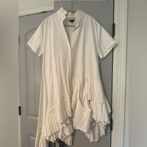 Beulah Mock Neck Mini Dress